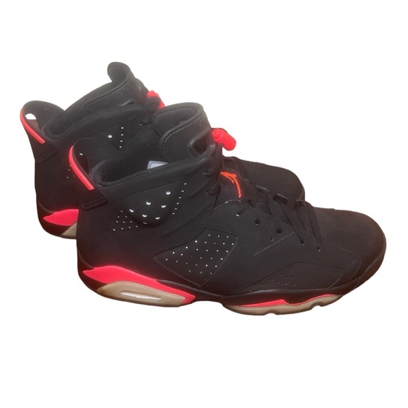 Jordan 6 Retro Infrared Black 384664-023 Men’s Size 13.5 Basketball Sneaker main image 4